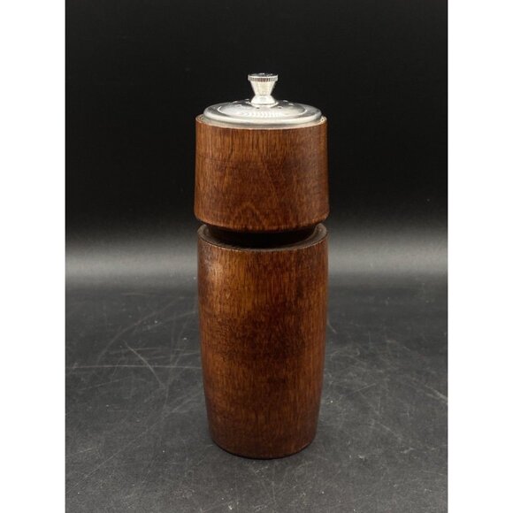 Baribocraft Canada Wood Pepper Mill Grinder Baribo 7 1/4” Vintage MCM - Picture 4 of 8